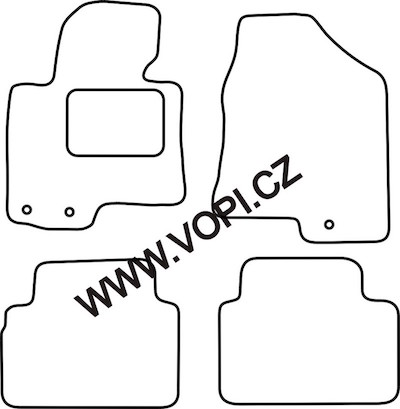 Autokoberce Hyundai IX35 03/2010 - Perfectfit (1847)